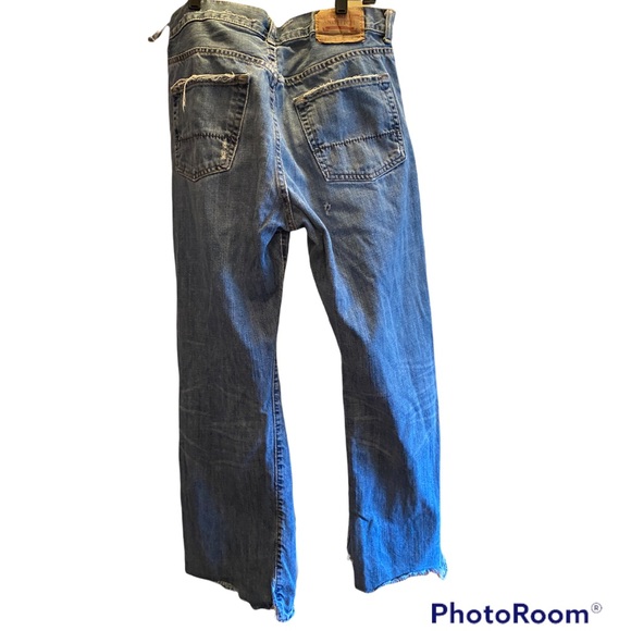VINTAGE ABERCROMBIE & FITCH ORIGINAL 5 POCKET DENIM MENS BLUE JEANS ⭐️⭐️⭐️⭐️⭐️ - Picture 3 of 16